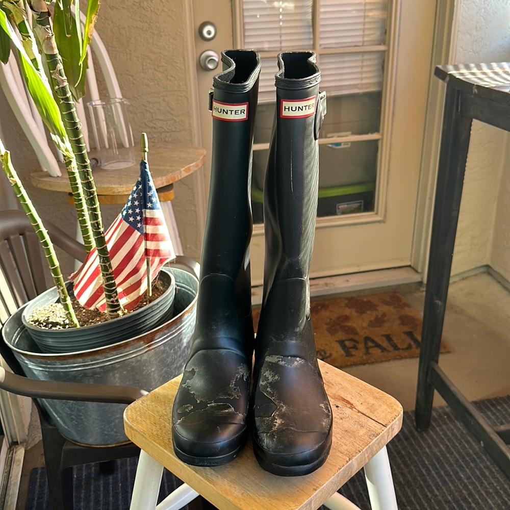 Hunter Boots Size 9/ EU 40/41